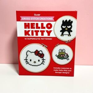 Y2K 2000s Sanrio hello kitty cross stitch craft kit